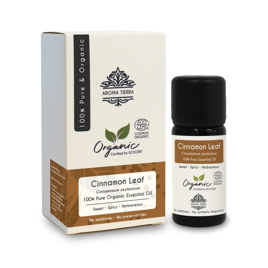 Aroma Tierra Organic Cinnamon Essential Oil (Leaf) 10ml in Dubai, UAE