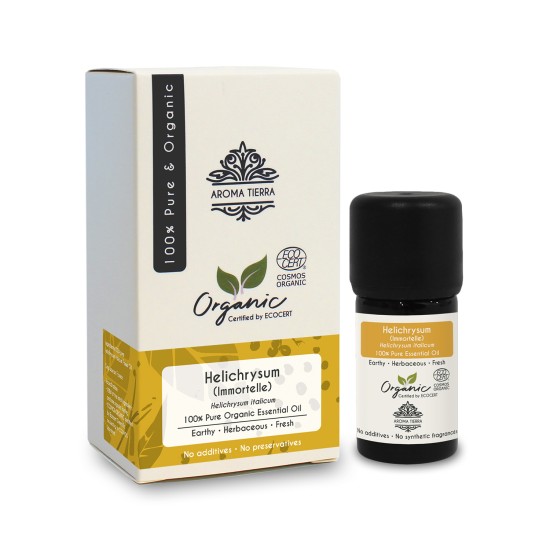 Aroma Tierra Organic Helichrysum Essential Oil (Immortelle, Everlasting) 5ml in Dubai, UAE