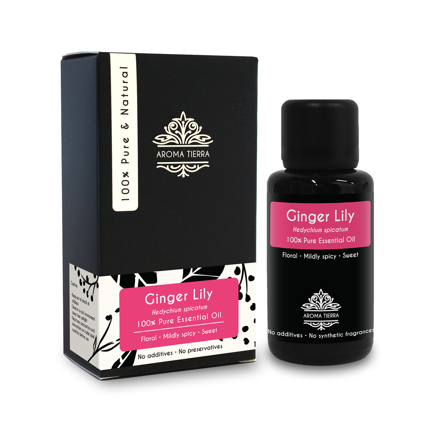 Aroma Tierra Ginger Lily Essential Oil (Hedychium spicatum) 30ml