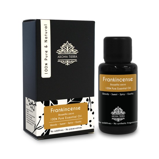 Aroma Tierra Frankincense Essential Oil or Olibanum or Luban (Boswellia sacra) (Oman) 30ml in Dubai,