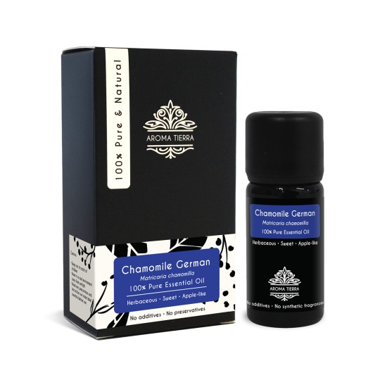 Aroma Tierra Chamomile Essential Oil (German or Blue) 10ml in Dubai, UAE