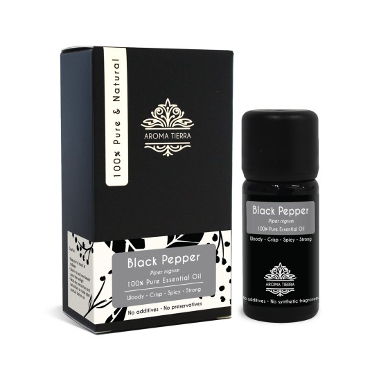 Aroma Tierra Black Pepper Essential Oil 10ml in Dubai, UAE