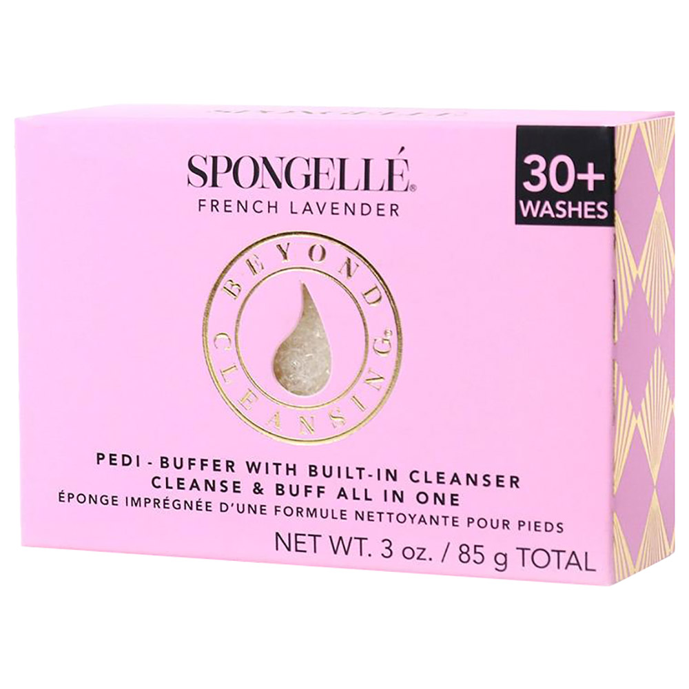 Spongelle Pedi Buffer - French Lavender 30 Washes 85g in Dubai, UAE