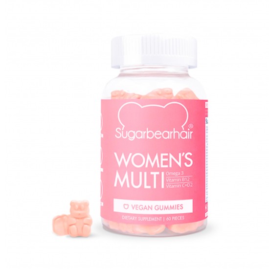 Sugar Bear Hair Women Vegan Multivitamins 60 Gummies in Dubai, UAE