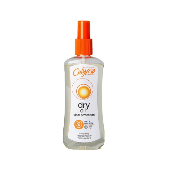 Calypso Sunscreen Wet Skin Dry Oil Spf30 Spray 200ml in Dubai, UAE