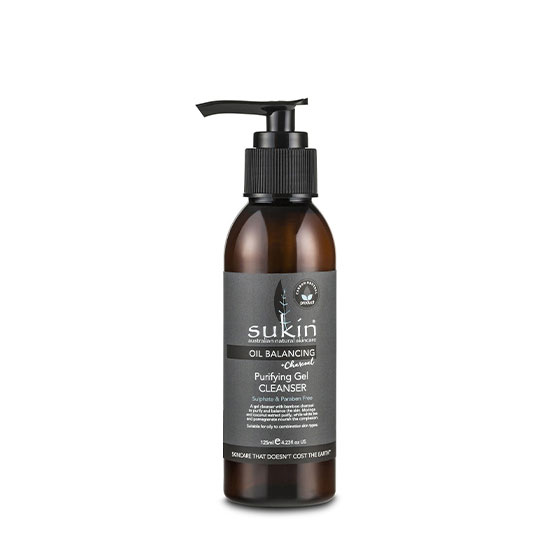 Sukin Oil Balancing Charcoal Purifying Gel Cleanser 125ml in Dubai, UAE