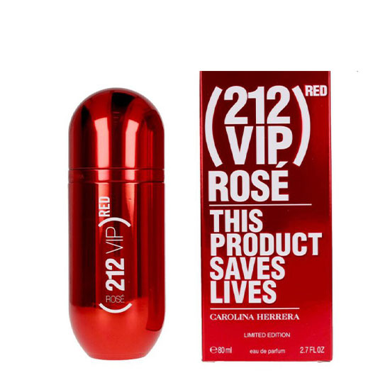 Carolina Herrera 212 Vip Rose Red Limited Edition Eau De Parfum For Women 80ml in Dubai, UAE