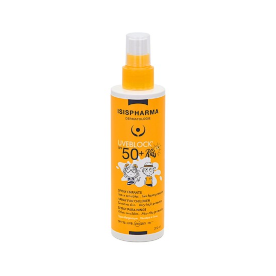 Isispharma Uveblock Spf 50 Spray Kids Sunscreen Very High Protection 200ml in Dubai, UAE