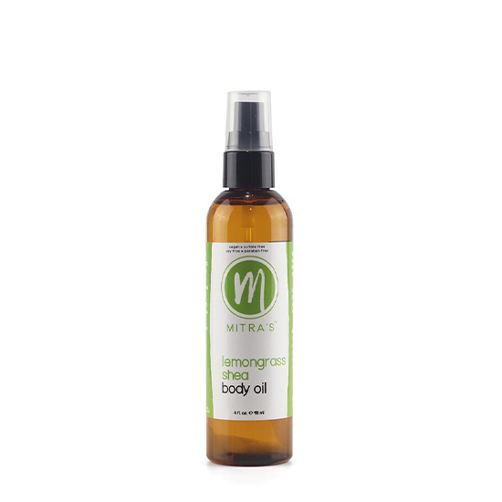 Mitra's Bath & Body Lemongrass Body Oil 4oz in Dubai, UAE