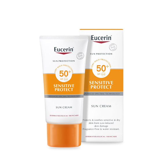 Eucerin Sunscreen Cream Spf50 Sensitive Protect 50ml in Dubai, UAE