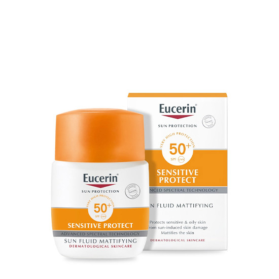 Eucerin Sunscreen Spf50 Fluid Mattifying 50ml in Dubai, UAE