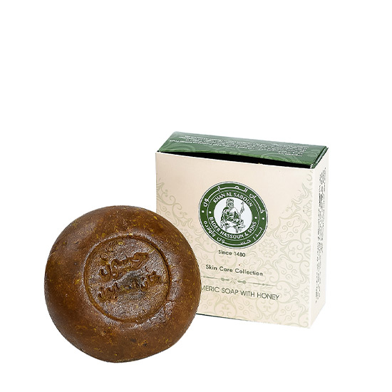 Khan Al Saboun Turmeric Honey Soap 100g in Dubai, UAE