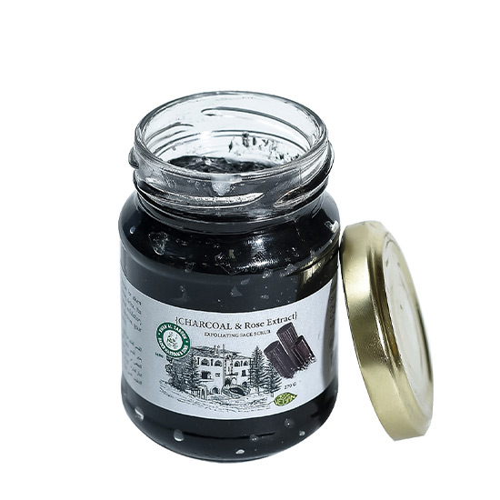 Khan Al Saboun Exfoliating Face Scrub Charcoal 140g in Dubai, UAE