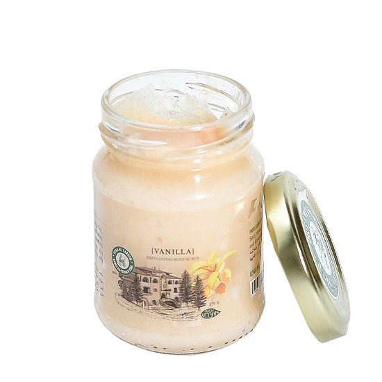 Khan Al Saboun Exfoliating Body Scrub Vanilla 140g in Dubai, UAE