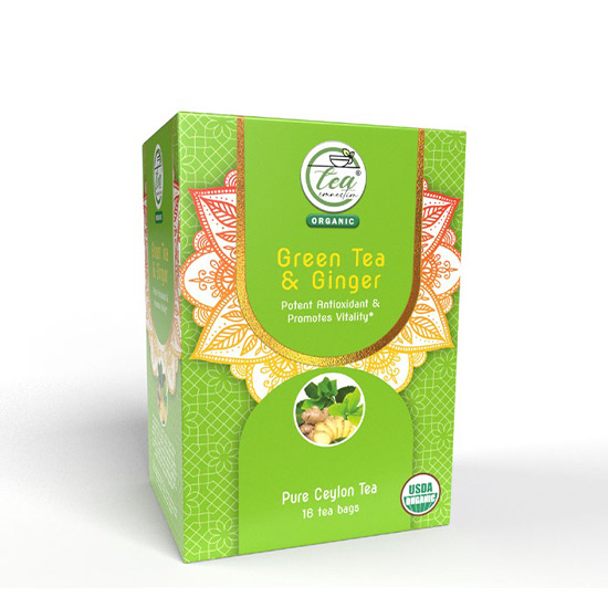 Tea Connection Organic Green Tea & Ginger 16 Tea Bag in Dubai, UAE