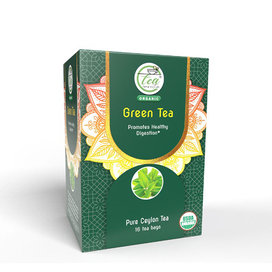 Tea Connection Organic Green Tea 16 Tea Bag - Aesthetic Today UAE