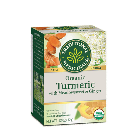 Traditional Medicinals Turmeric With Meadowsweet And Ginger 16 Teabags in Dubai, UAE