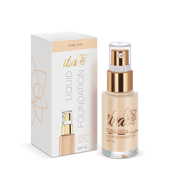 Iba Pure Skin Liquid Foundation Snow White Halal Makeup in Dubai, UAE