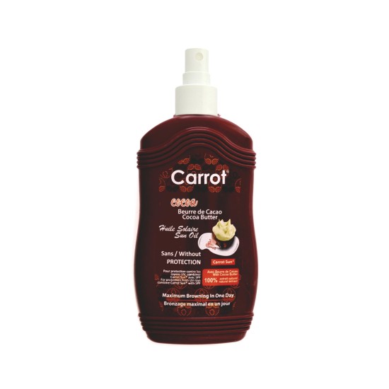 Carrot Sun Cocoa Butter Tanning Oil Spray for Sun Tanning in Dubai, UAE