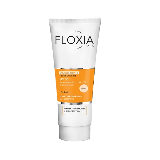 Floxia Paris Tinted Sunscreen Spf50 Emulsion 50ml in Dubai, UAE