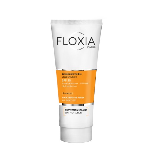 Floxia Paris Sunscreen Spf50 Clear Emulsion 50ml For Face and Body in Dubai, UAE