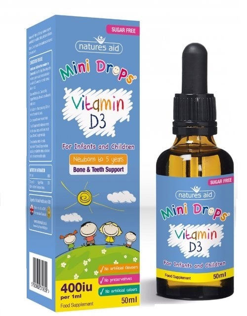 Natures Aid Vitamin D3 Drops 400IU in Dubai, UAE