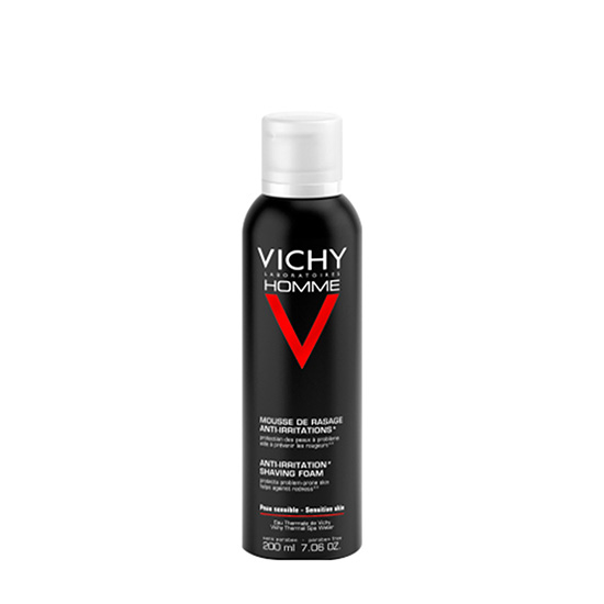 Vichy Homme Shaving Foam Sensitive Skin 200ml in Dubai, UAE