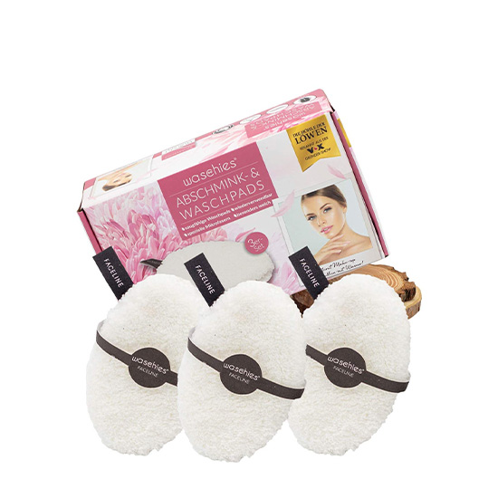 Waschies White Edition Makeup Removal & Cleansing Pads 3pc Set in Dubai, UAE