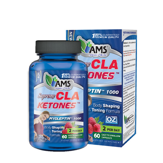 Ams Raspberry Ketone With Cla 60 Capsules in Dubai, UAE