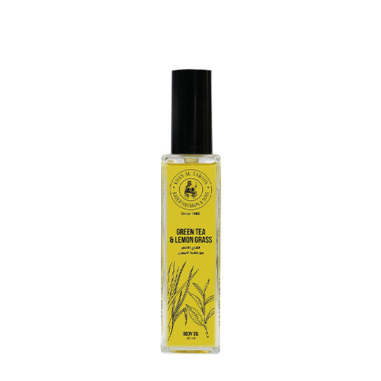 Khan Al Saboun Green Tea & Lemon Grass Body Oil 40ml in Dubai, UAE