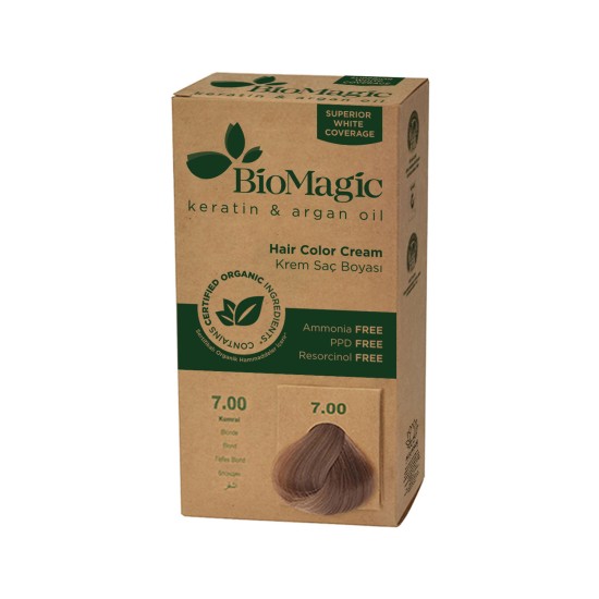 Biomagic Permanent Hair Color 7.00 Blonde