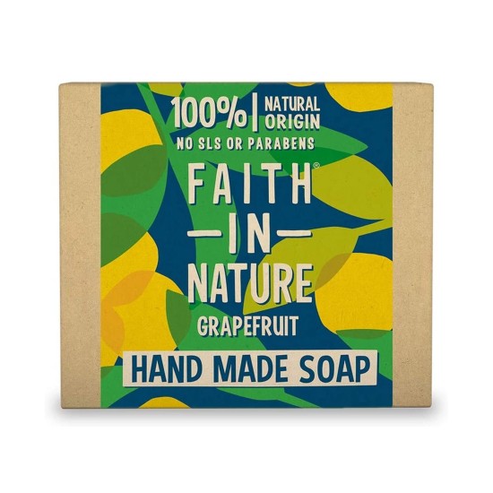 Faith In Nature Hand Made Soap Bar Grapefruit 100gm