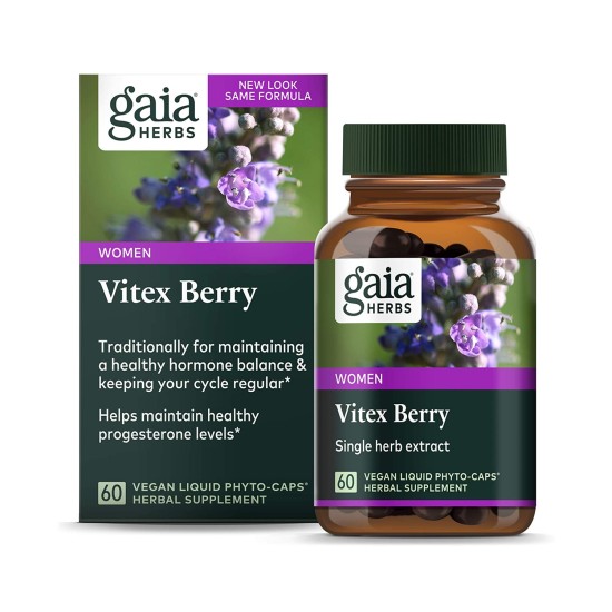 Gaia Herbs Vitex Berry Women's Health Support 60 Caps