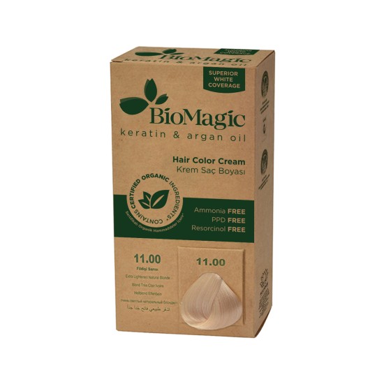 Biomagic Permanent Hair Color 11.00 Extra Light Nat Blonde