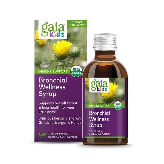 Gaia Herbs Kids Bronchial Wellness Syrup 90 ml