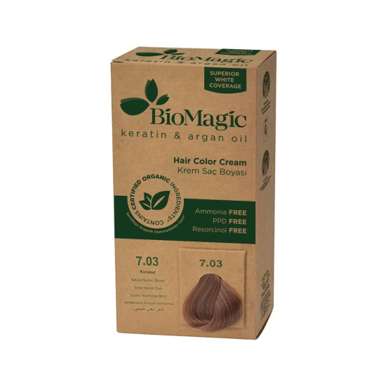 Biomagic Permanent Hair Color 6.03 Dark Nat Golden Blonde