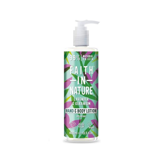 Faith In Nature Hand and Body Lotion Lavender & Geranium 400ml