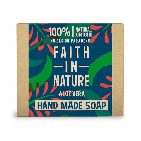 Faith In Nature Hand Made Soap Bar Aloe Vera 100gm