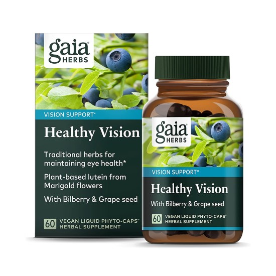 Gaia Herbs Healthy Vision Capsules 60s