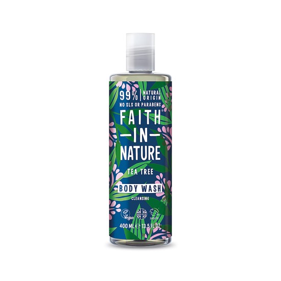 Faith In Nature Body Wash Tea Tree 400ml