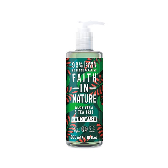 Faith In Nature Hand Wash Aloe Vera & Tea Tree 400ml