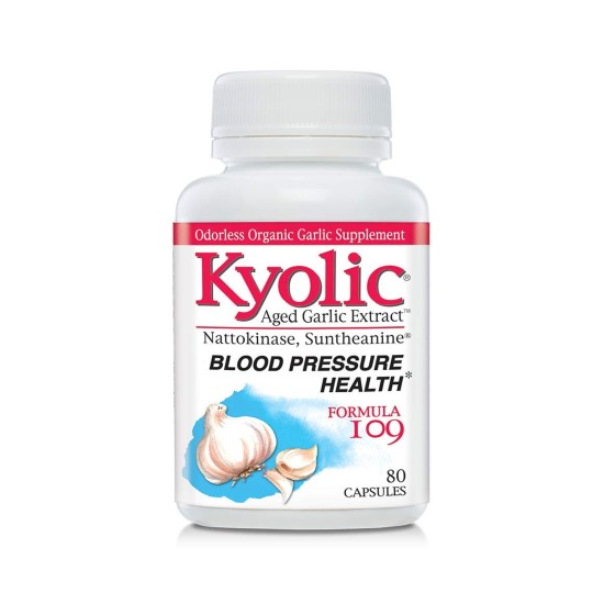 Kyolic Formula 109 Blood Pressure Health 80 Capsules