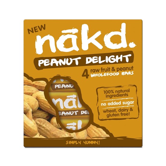 Nakd Cocoa Orange Fruit and Nuts Snack Bar 18 x 35g