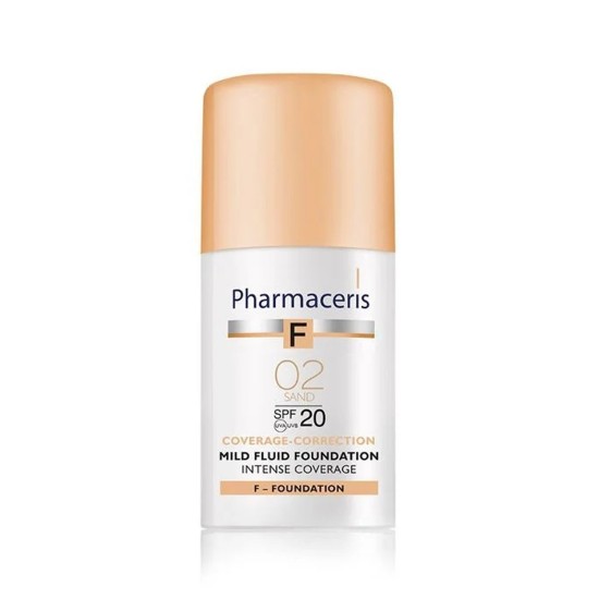 Pharmaceris F Mild Fluid Spf20 Foundation - 02 Sand 30 ml