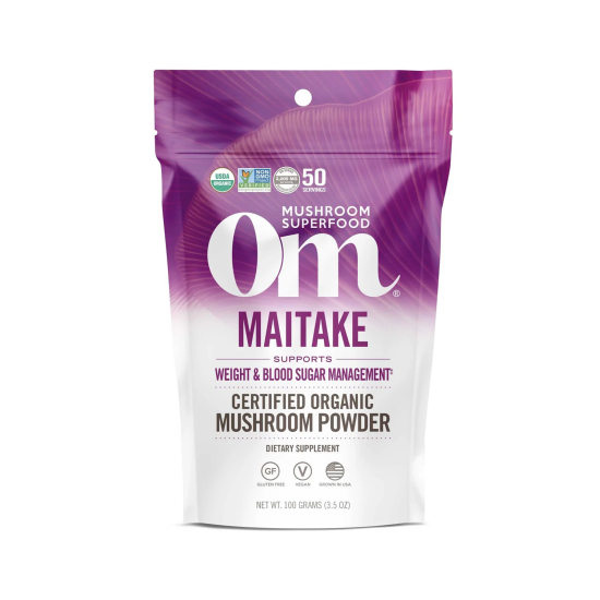 Om Mushroom Maitake Organic Mushroom Powder 100g