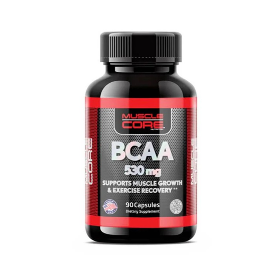 Muscle Core 530mg BCAA Capsules 90s