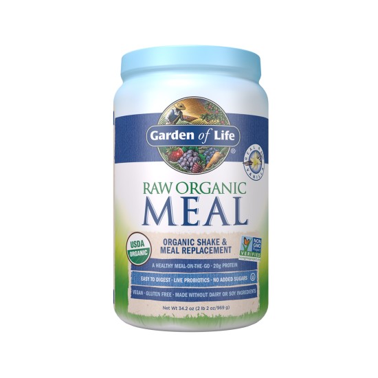 Garden Of Life Raw Organic Protein Powder Vanilla Meal Replacement 969 gm