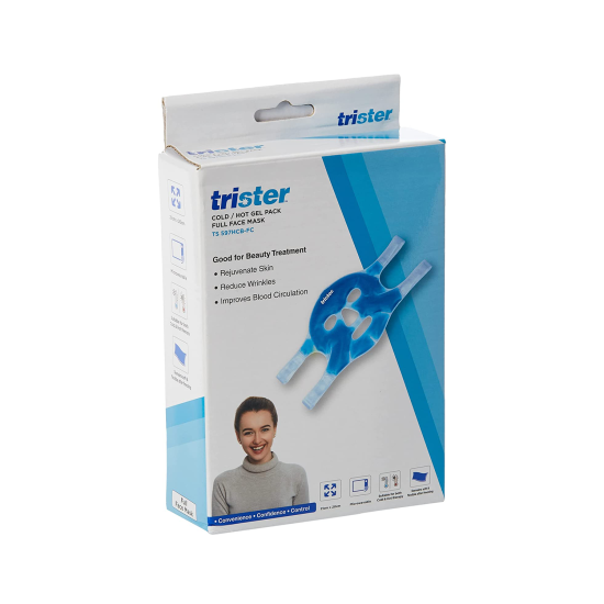 Trister Cold & Hot Gel Pack Full Face Mask 1 pc