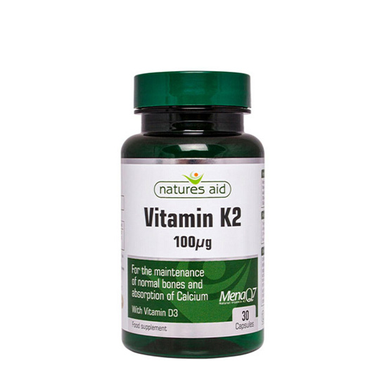 Natures Aid 100Ug Vitamin K2 30 Capsules in Dubai, UAE