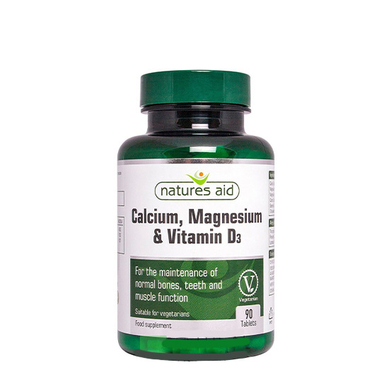 Natures Aid Calcium Magnesium And Vitamin D3 90 Capsules in Dubai, UAE